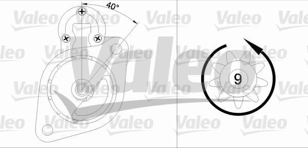 Valeo 433336 - Starteris autodraugiem.lv