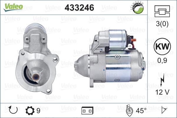 Valeo 433246 - Starteris autodraugiem.lv