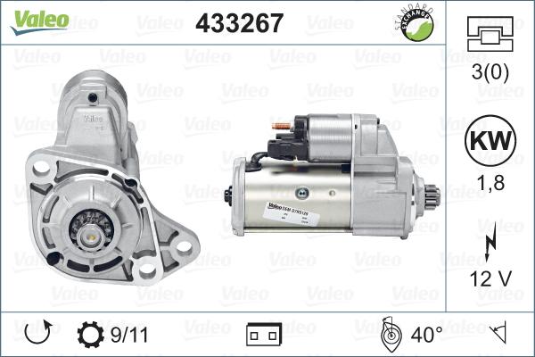 Valeo 433267 - Starteris autodraugiem.lv