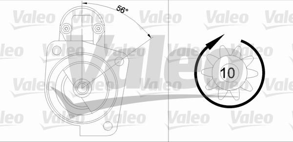 Valeo 433286 - Starteris autodraugiem.lv