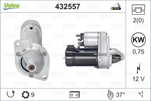 Valeo 432557 - Starteris autodraugiem.lv