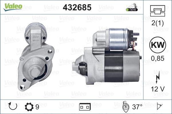 Valeo 432685 - Starteris autodraugiem.lv