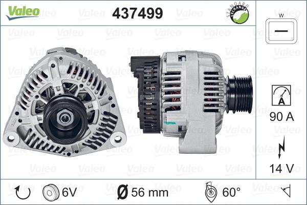 Valeo 437499 - Ģenerators autodraugiem.lv
