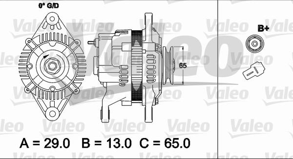 Valeo 437490 - Ģenerators autodraugiem.lv