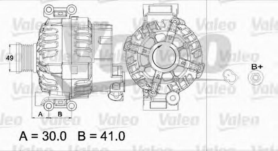 Valeo 437449 - Ģenerators autodraugiem.lv