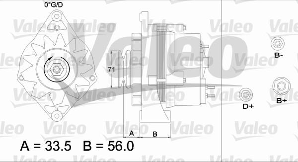 Valeo 437459 - Ģenerators autodraugiem.lv