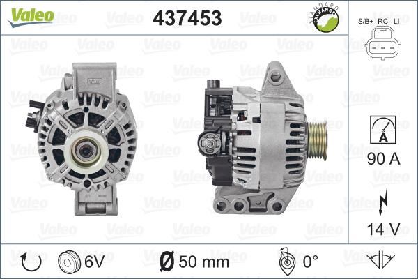 Valeo 437453 - Ģenerators autodraugiem.lv