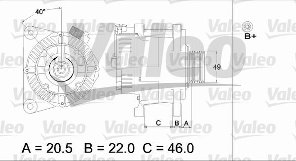 Valeo 437409 - Ģenerators autodraugiem.lv