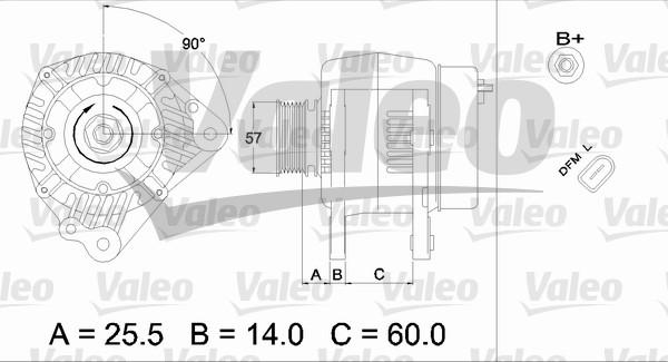 Valeo 437401 - Ģenerators autodraugiem.lv