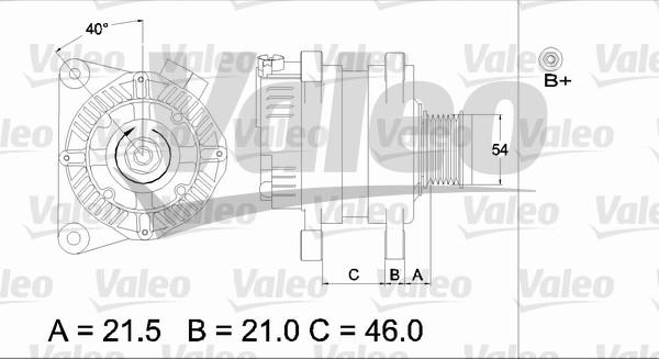 Valeo 437407 - Ģenerators autodraugiem.lv