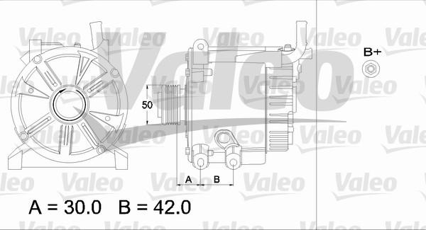 Valeo 437415 - Ģenerators autodraugiem.lv