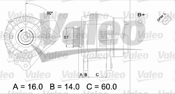 Valeo 437412 - Ģenerators autodraugiem.lv