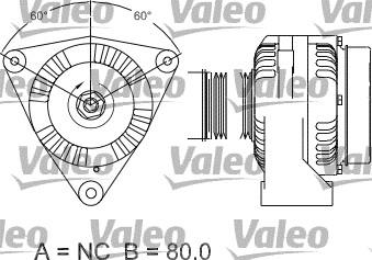 Valeo 437482 - Ģenerators autodraugiem.lv