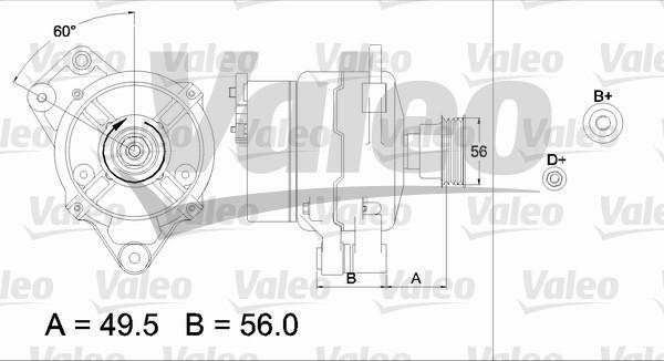 Valeo 437438 - Ģenerators autodraugiem.lv