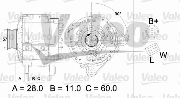 Valeo 437479 - Ģenerators autodraugiem.lv