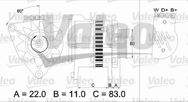 Valeo 437 049 - Ģenerators autodraugiem.lv