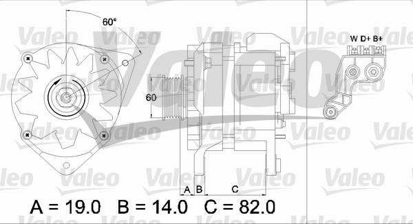 Valeo 437081 - Ģenerators autodraugiem.lv