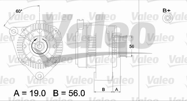 Valeo 437190 - Ģenerators autodraugiem.lv