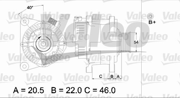 Valeo 437193 - Ģenerators autodraugiem.lv