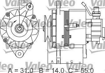 Valeo 437145 - Ģenerators autodraugiem.lv