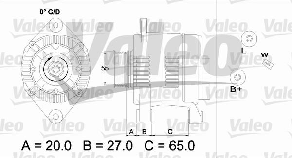 Valeo 437140 - Ģenerators autodraugiem.lv