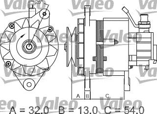Valeo 437143 - Ģenerators autodraugiem.lv