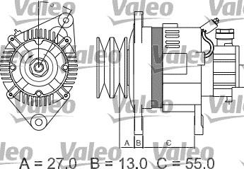 Valeo 437147 - Ģenerators autodraugiem.lv