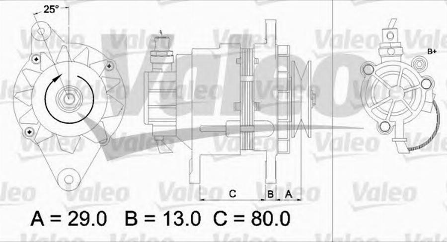 Valeo 437159 - Ģenerators autodraugiem.lv