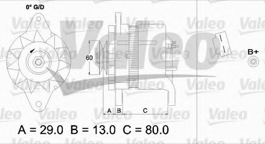 Valeo 437155 - Ģenerators autodraugiem.lv