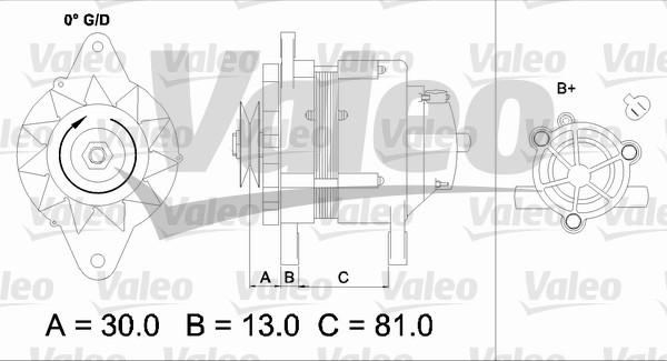 Valeo 437150 - Ģenerators autodraugiem.lv