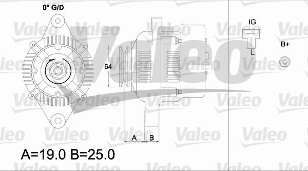 Valeo 437153 - Ģenerators autodraugiem.lv
