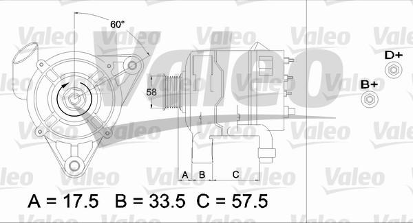 Valeo 437181 - Ģenerators autodraugiem.lv