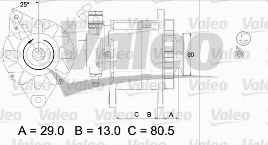 Valeo 437131 - Ģenerators autodraugiem.lv