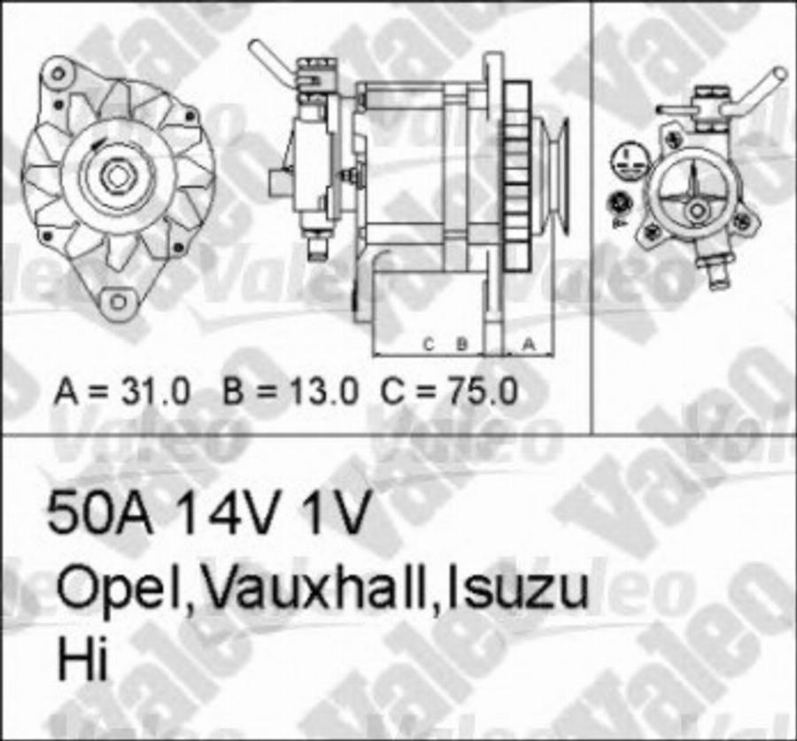 Valeo 437132 - Ģenerators autodraugiem.lv