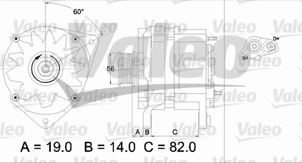 Valeo 437123 - Ģenerators autodraugiem.lv