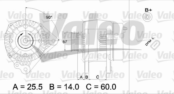 Valeo 437396 - Ģenerators autodraugiem.lv