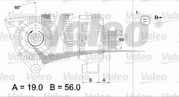 Valeo 437345 - Ģenerators autodraugiem.lv