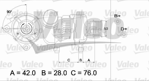 Valeo 437330 - Ģenerators autodraugiem.lv