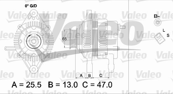 Valeo 437333 - Ģenerators autodraugiem.lv