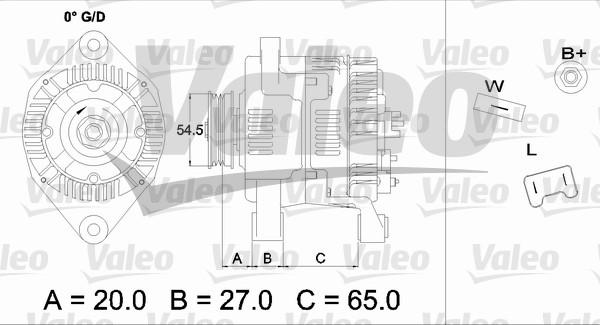 Valeo 437329 - Ģenerators autodraugiem.lv