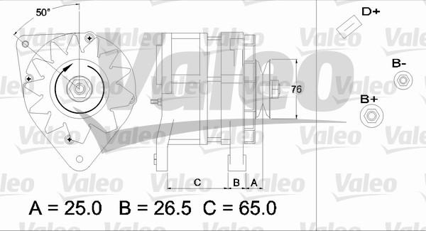 Valeo 437371 - Ģenerators autodraugiem.lv