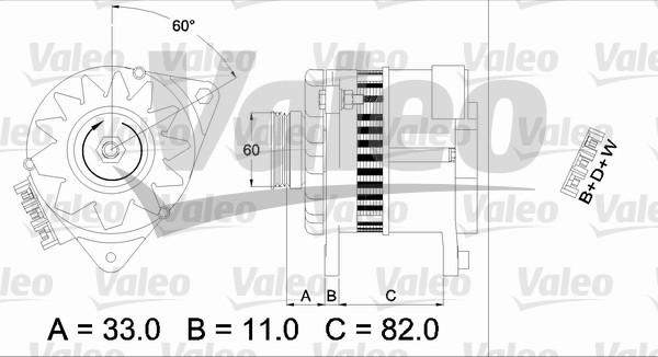 Valeo 437378 - Ģenerators autodraugiem.lv