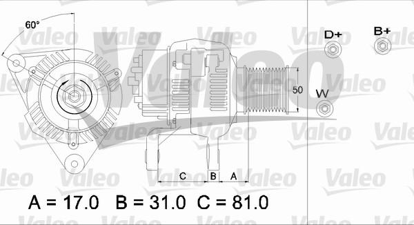 Valeo 437209 - Ģenerators autodraugiem.lv