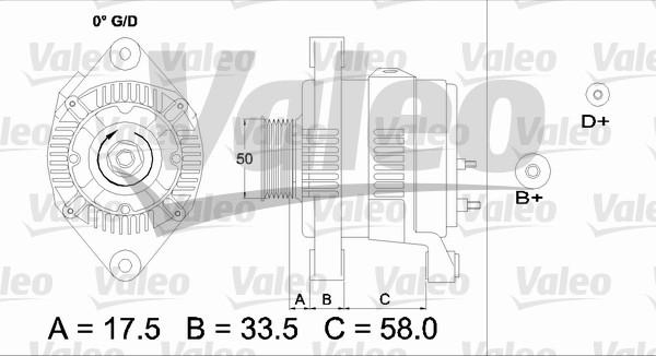 Valeo 437212 - Ģenerators autodraugiem.lv