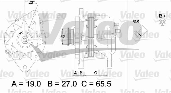 Valeo 437220 - Ģenerators autodraugiem.lv