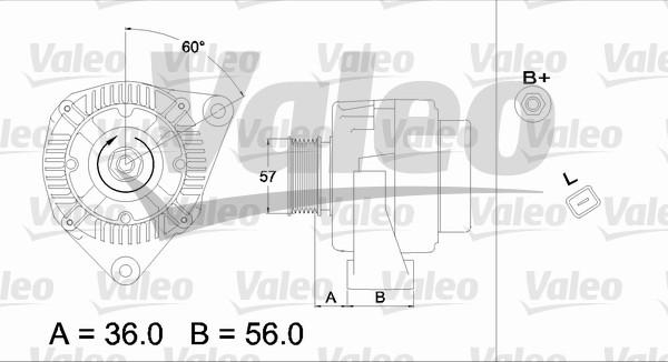 Valeo 437223 - Ģenerators autodraugiem.lv