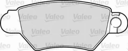 Valeo 598455 - Bremžu uzliku kompl., Disku bremzes autodraugiem.lv