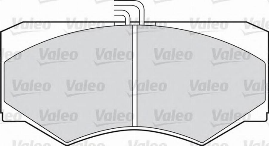 Valeo 598026 - Bremžu uzliku kompl., Disku bremzes autodraugiem.lv