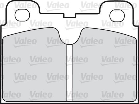 Valeo 598163 - Bremžu uzliku kompl., Disku bremzes autodraugiem.lv