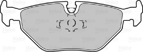 Valeo 598259 - Bremžu uzliku kompl., Disku bremzes autodraugiem.lv